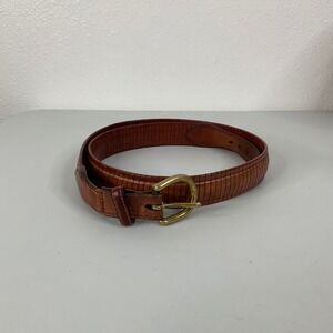 Brighton Brown Leather Belt Size 38